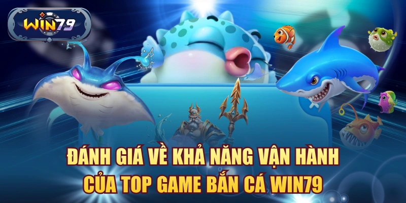 Minh họa khả năng vận hành của top game bắn cá Win79